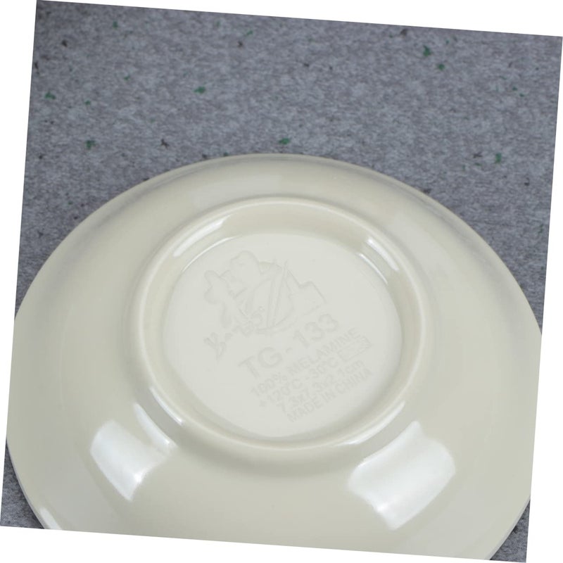6Pcs Small Sauce Plates Autumn Grass Design Scratch Resistant For Condiments Home Barbecue Picnic - Image 5