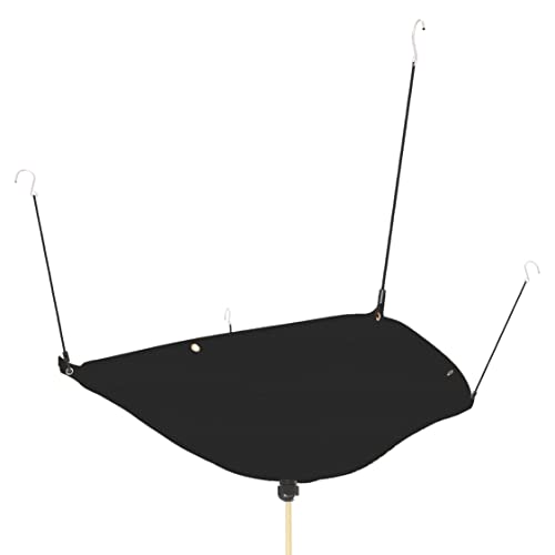 BERPET Ceiling Roof Leak Drip Diverter Tarp Heavy Duty Rain Diverter Kit for Roof with Drainage Black 5' x 5' - Image 2