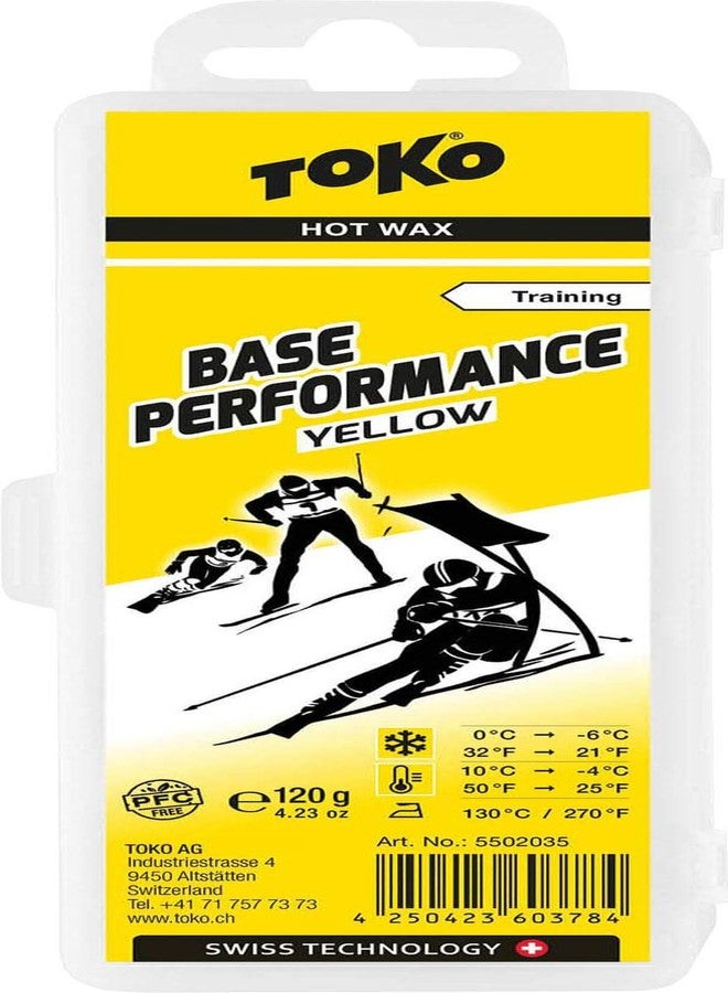 Toko Base Performance Hot Wax NF NonFluoro 120 g Yellow