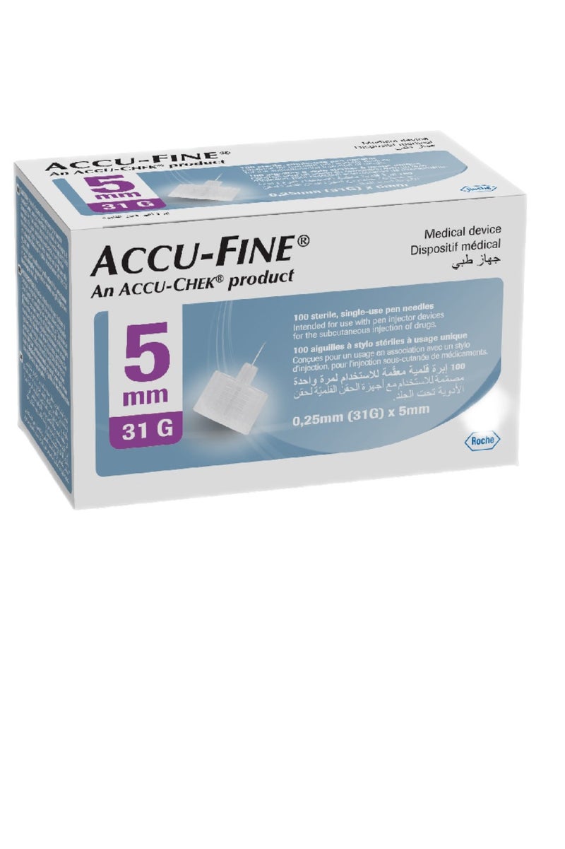 Accu-Fine اكيو فاين ابر قلمية  5مم 31G (100 PCS) - Image 2