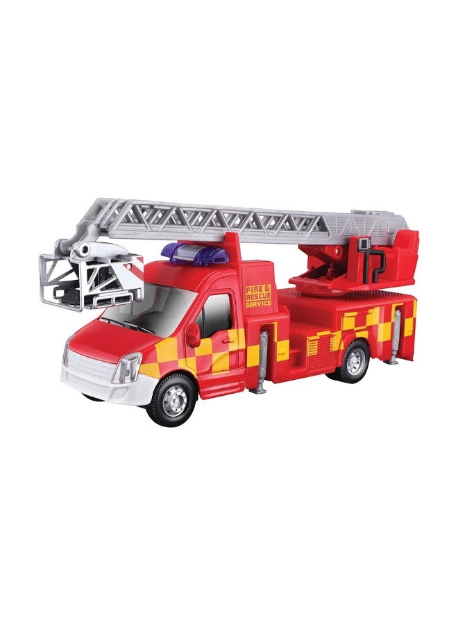 Bburago Municipal Fire Truck Vehicle with Ladder