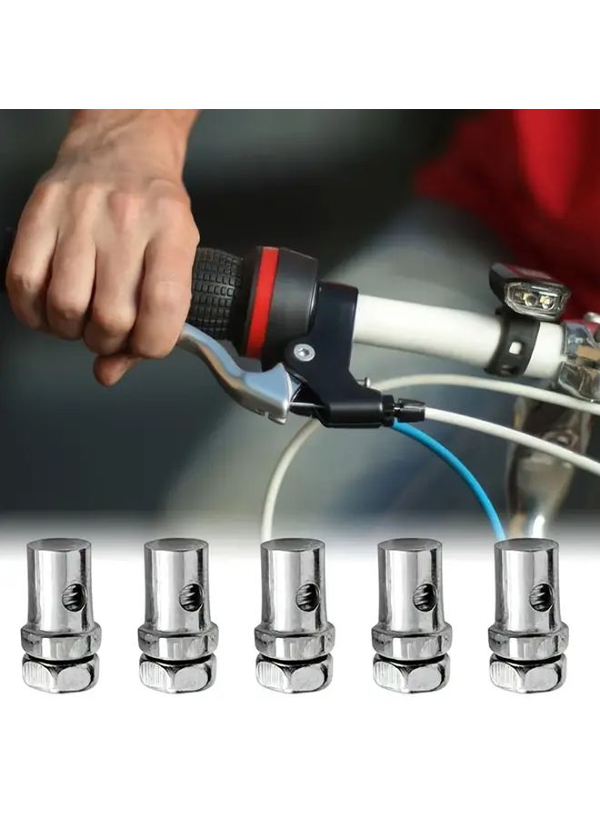 20Pcs Black Red Threaded Throttle Cable End Caps For Motorcycle Scooter Handlebar - Image 1