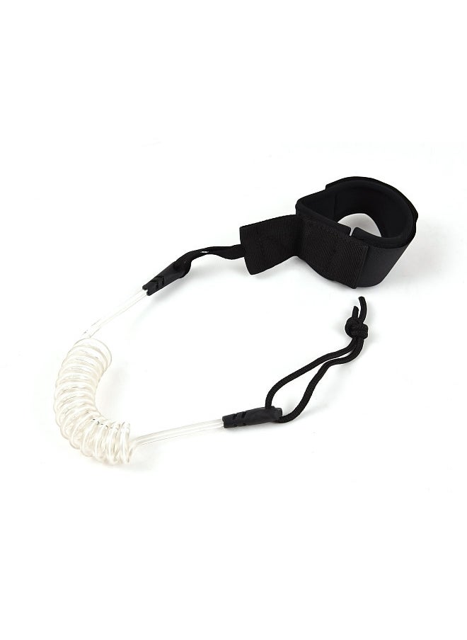 Generic 1.2m/ 4ft Surfboard Leash Coiled Sup Leash Leg Rope Elastic Safety Outdoor SUP Strap  - Image 1