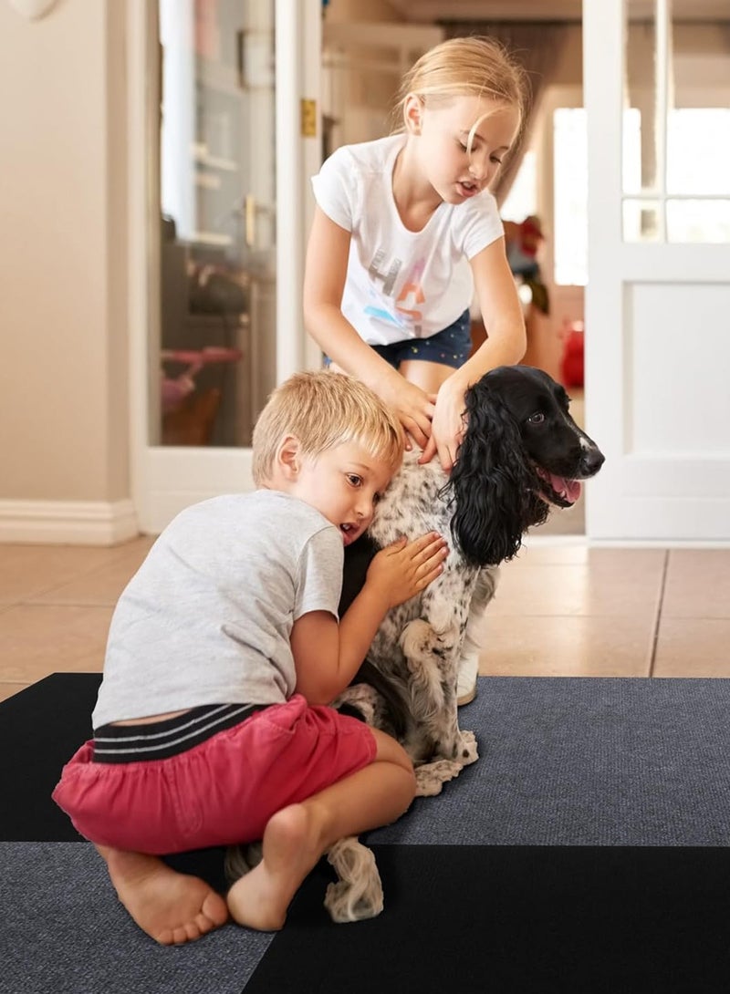 Sharpdo 1-Pic of Carpet Tile, Peel And Stick, 40*200cm Non-Slip Self-Adhesive Square Carpet Floor Tile, Reusable Waterproof Carpet, Suitable For Living Room And Bedroom - Image 2