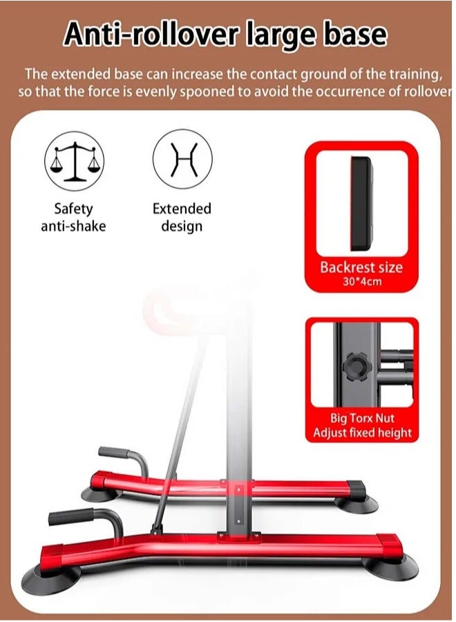 Snooe Pull-Up Rack Home Fitness Table Tower Push-Up Table Strength Trainer Abdominal Arm Whole Body Muscle Training Height Adjustable Whole Family Use Office Gym Pull-up Bars - Image 4
