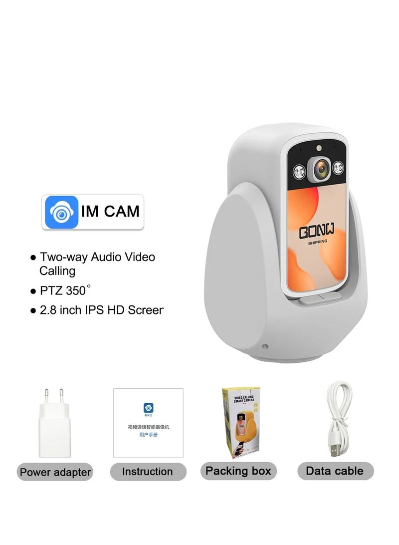 PROLAB video calling camera with 2 way talk and video control through mobile application with human tracking , night vision ,multiplayer online and wifi - Image 1