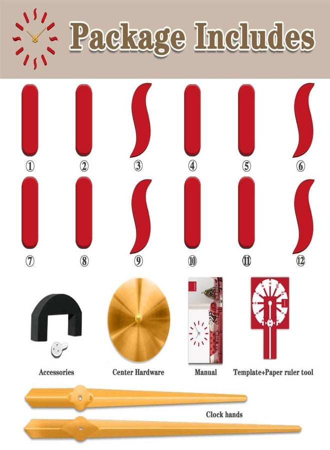 VANGOLD Wall Clocks Stickers for Living Room Decor - Image 5
