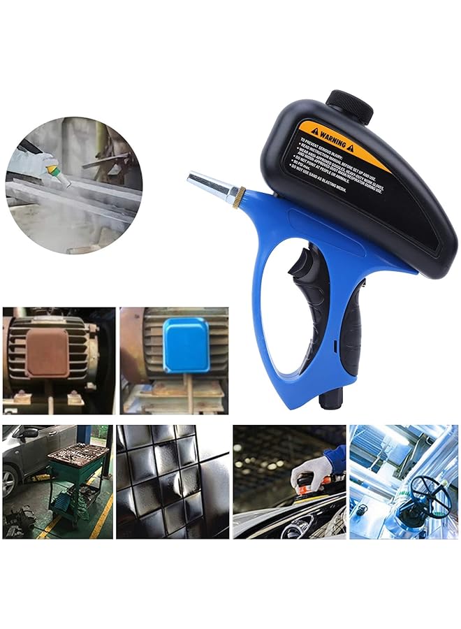 erorex Sand Blaster Professional Rust Removing Blaster Hand Held Gravity Feed Media Blasting Gun Portable Pneumatic Sand Blaster For Remove Rust Manual Blasting Tool For Metal Wood - Image 4