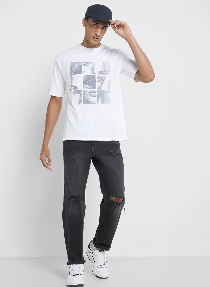 Seventy Five Oversized Graphic Tee