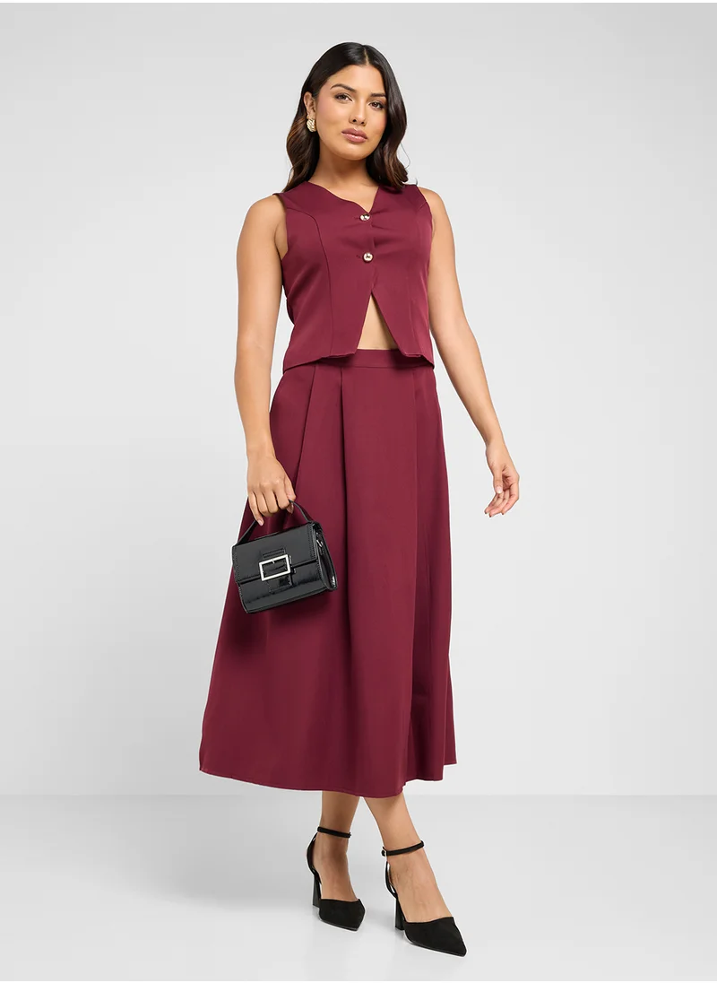 ايلا Vest & Skirt Set