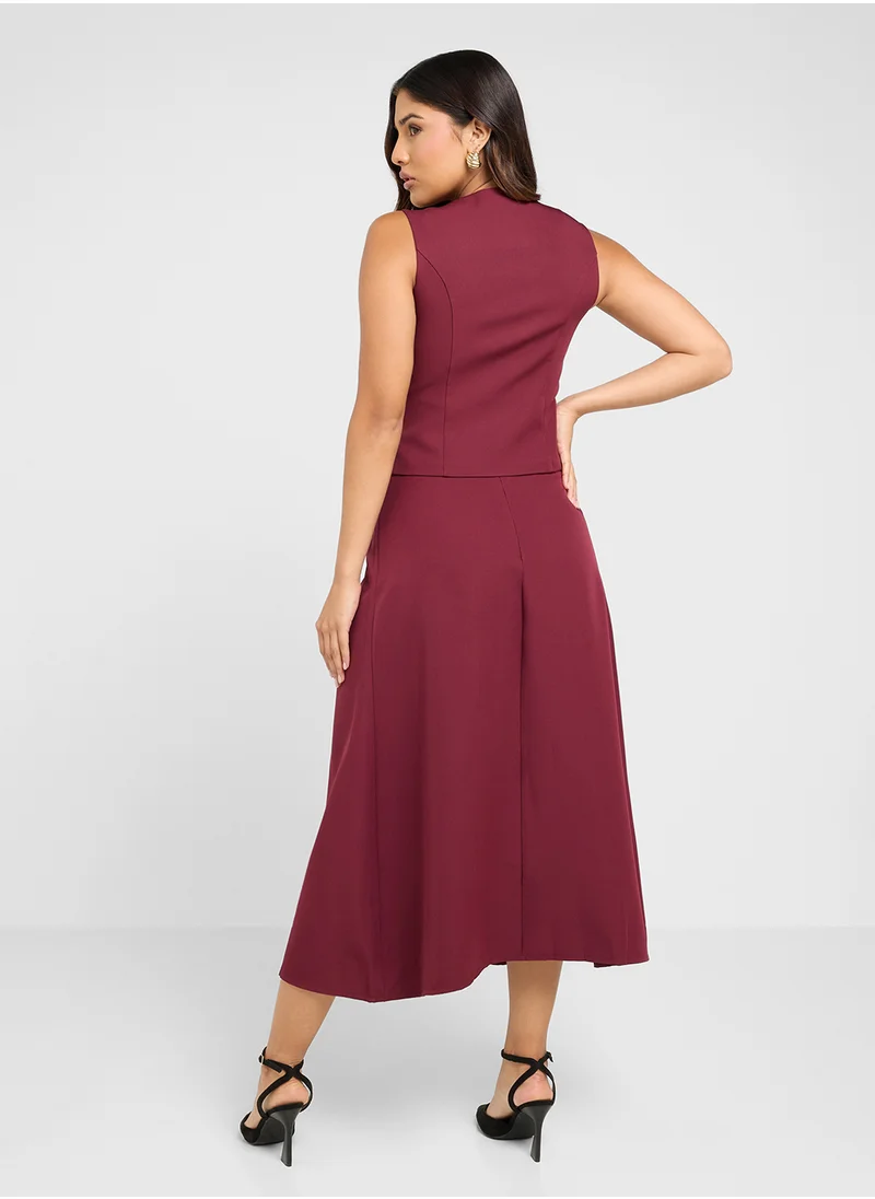 ايلا Vest & Skirt Set