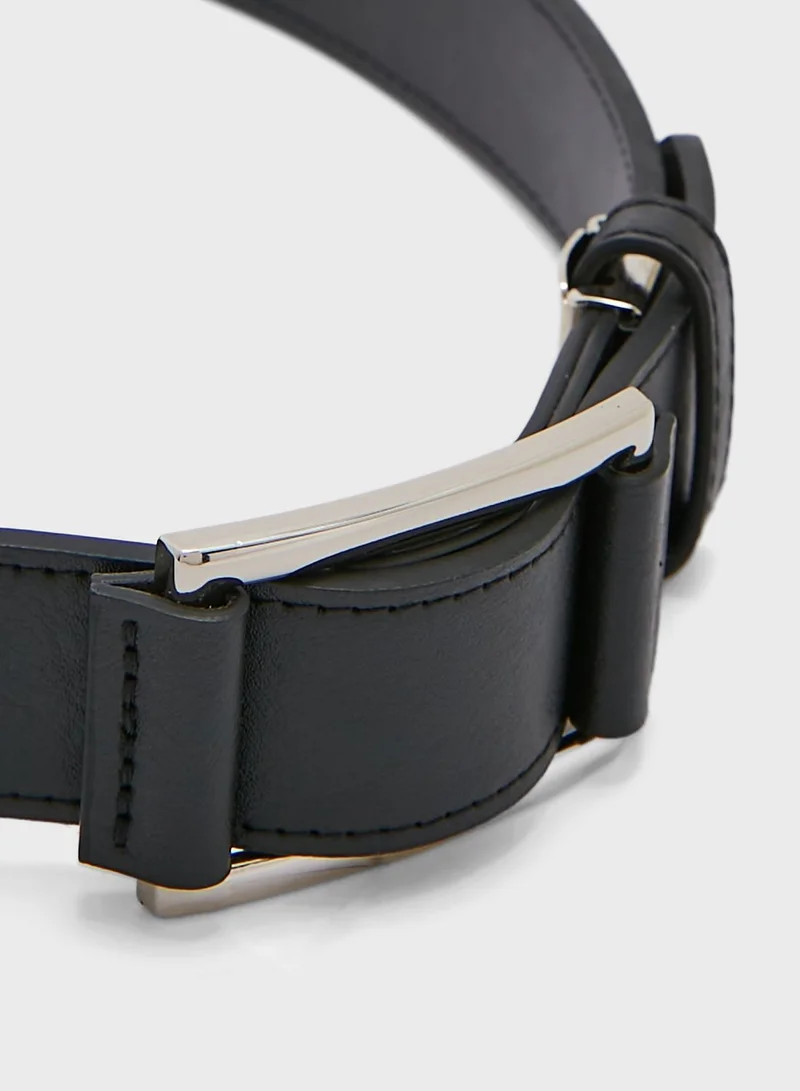 Seventy Five Casual Faux Leather Belt
