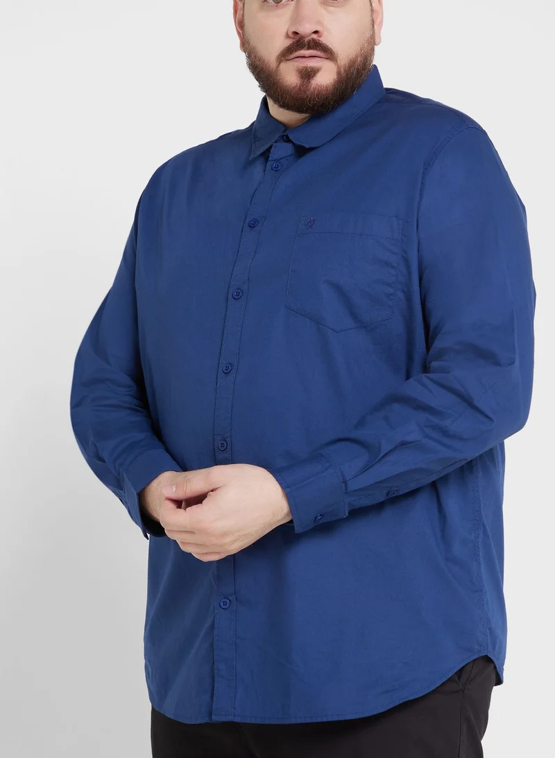 توماس سكوت Thomas Scott Plus Size Cotton Casual Shirt