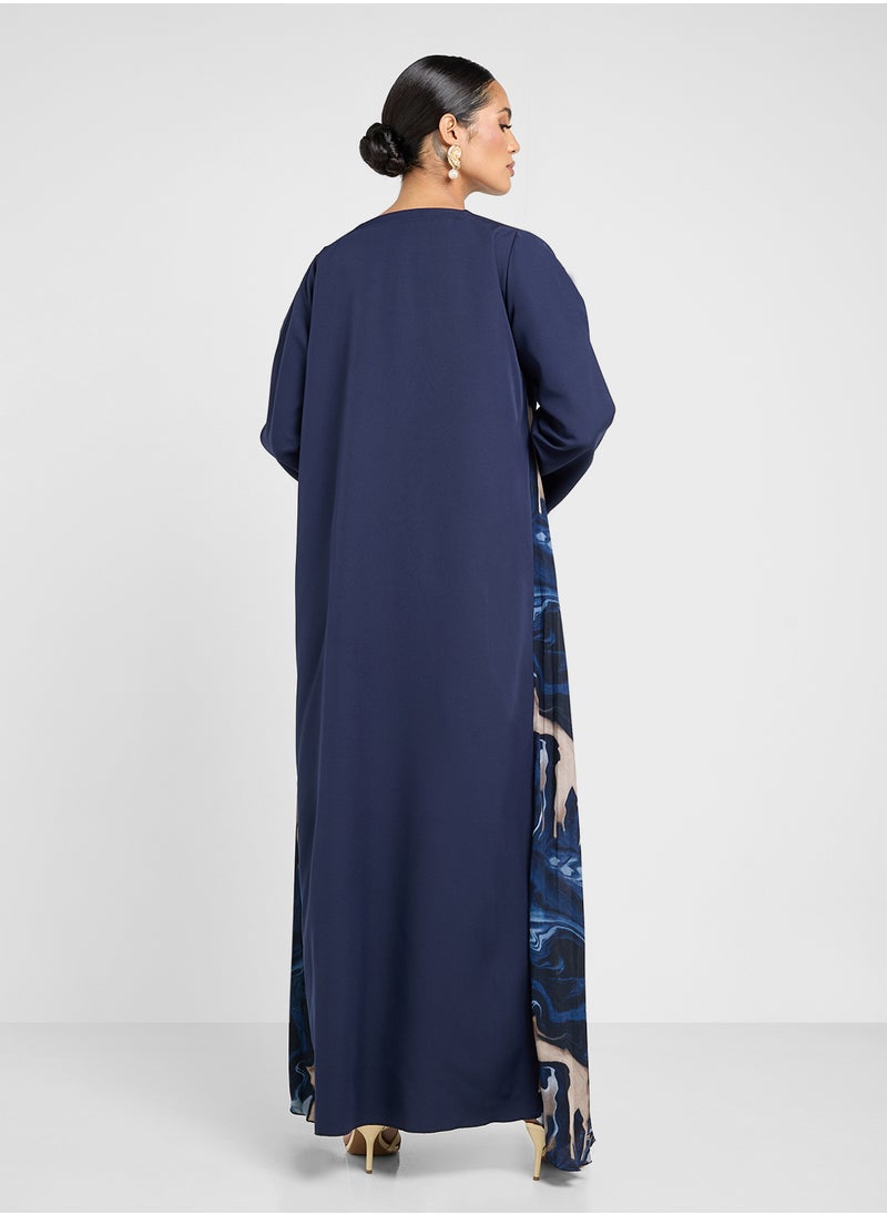 Khizana Print Abaya & Sheila  - Image 2