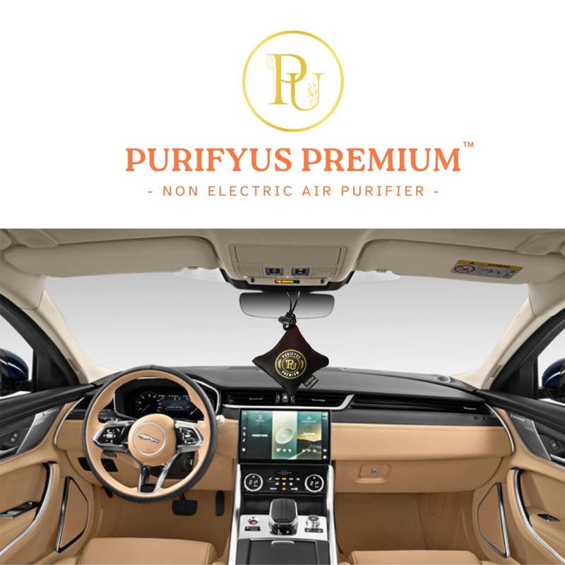 Purifyus Premium Grey I 75gram I Activated Carbon Air Purifying Bag Natural Odor Absorber for Car Clean and Fresh Indoor Air - Image 2
