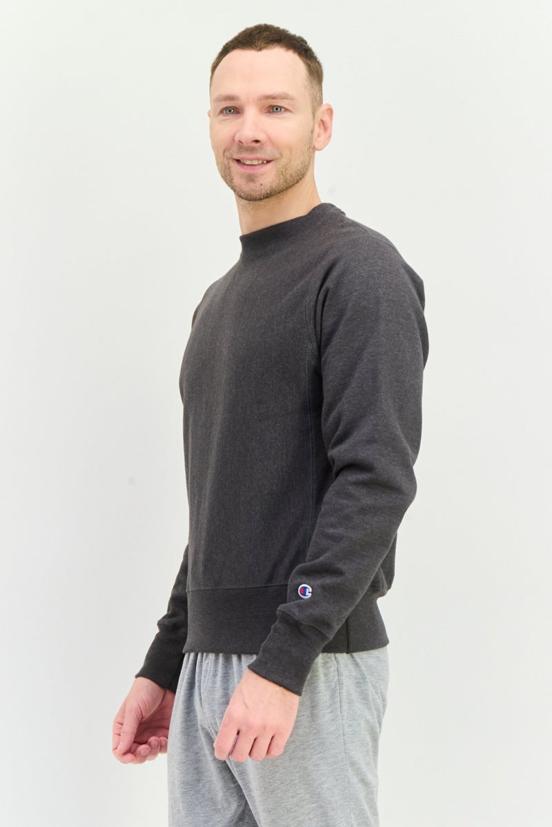 Champion Men Sportswear Fit Outdoor Sweatshirts, Charcoal - Image 2