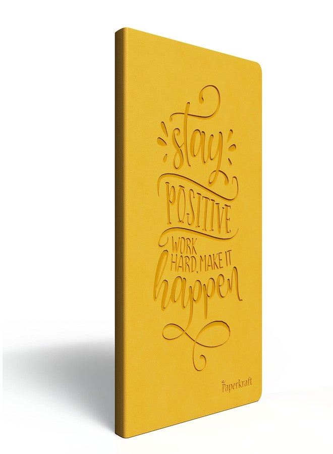Paperkraft Designer Series with Pu Leather - Yellow Color,192 Pages, Pack of 1 - Image 1