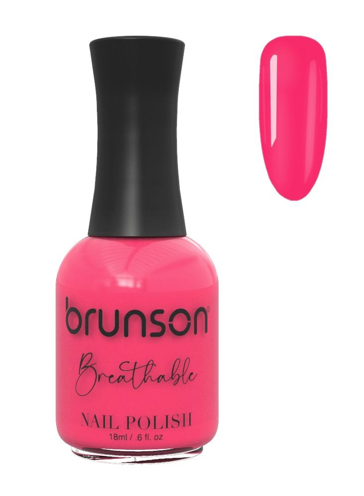 برونسون Nail Lacquer 18ml Breathable Nail Polish Halal Nail Polish Wudu friendly Quick Dry long lasting but easy peel off Glossy Shine Water Based Nail Enamel No Need UV LED Lamp No curing Nail Paint