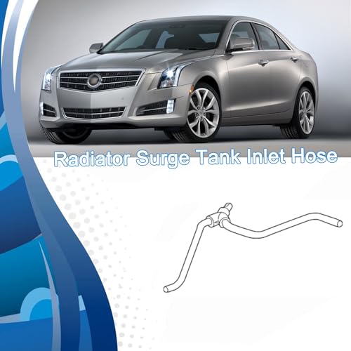 koxuyim Engine Coolant Overflow Recovery Tank Hose, Upper Radiator Tank Inlet Hose Reservoir Hose Fit 13-21 Cadillac ATS CTS Camaro 2.0L 22908202 84727330 - Image 2