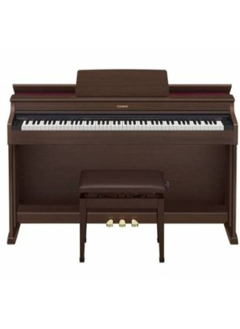 CASIO - Casio AP-470 Celviano Digital Piano with Bench - Brown - Image 1