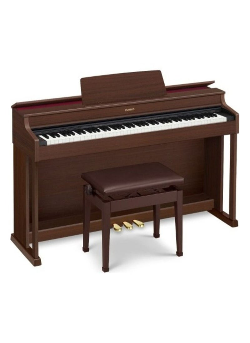 CASIO - Casio AP-470 Celviano Digital Piano with Bench - Brown - Image 1