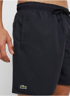 LACOSTE Pattern Printed Swim Shorts  - Image 4