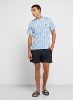 LACOSTE Pattern Printed Swim Shorts  - Image 2