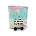 Punchkins Book Plushie I Like My Books QueerGift for Book Lovers Silly Plush Toy for Gifting - Image 2