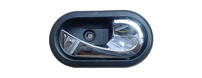WOUXUN Inner Door Handle Lock, Chrome Finish, Right Hand Driver Side, Compatible with Renault Duster 2012-2019, Nissan Terrano 2013-2020 - Image 1