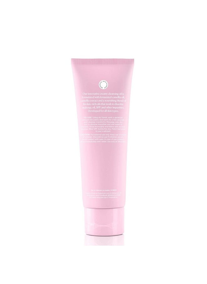 NATURIUM - Naturium Camellia Creamy Cleansing Oil, Fermented Camellia Oil & Extract Plus Linoleic-Rich Oils, 3.5 oz - Image 1