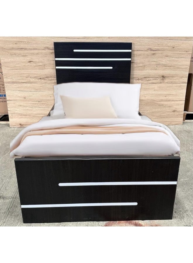 ALWASIT Home Wodden 90X190 Single size Bed| Sturdy Modern Design Wooden Double Bed Frame Furniture| Quiet & Comfortable Beds  l - Image 1