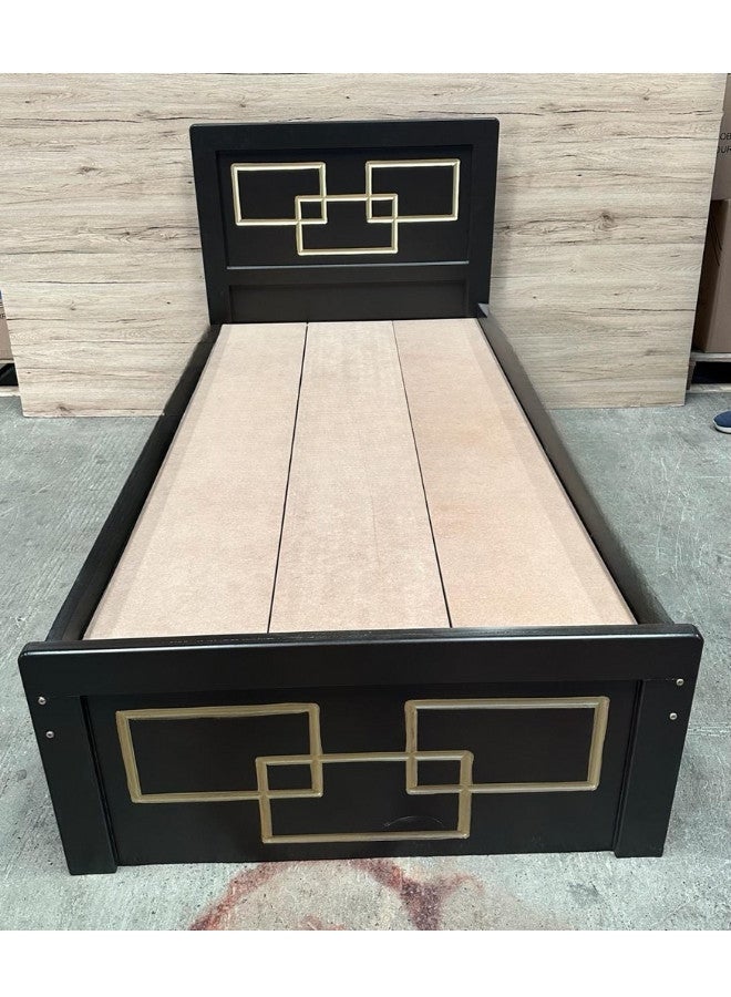 ALWASIT Home Wodden 90X190 Single size Bed| Sturdy Modern Design Wooden Double Bed Frame Furniture| Quiet & Comfortable Beds  l - Image 2