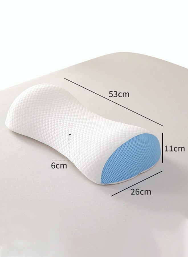 Keranixy Lumbar Sleeping Pillow,Lumbar Support Pillow, Lower Back Pillow,Waist Stretch,Ergonomic Back Support Memory Foam Lumbar Pillow, Lower Back Pain Relief, Detachable Washable Back Pillow Suitable for Car Seat, Office Chair, Recliner and Bed - Image 2
