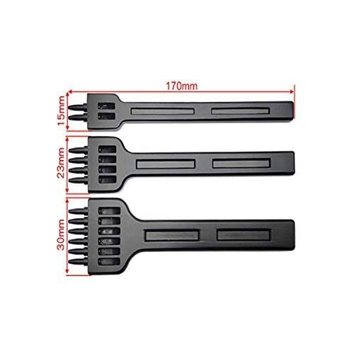 citian 4mm 2/4/6 Claw Tooth Leather Stitching Chisels Round Hole Punching Tool Set for DIY Leather Craft - Image 2
