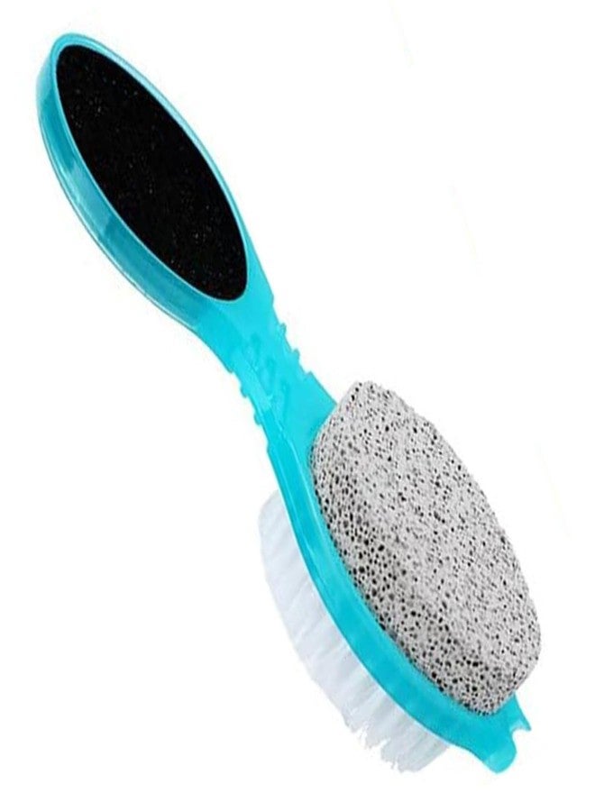 TUSAN 4 in 1 Foot Scrubber for Dead Skin - Pedicure Tool | Pedicure Brush Callus Remover | Repairs Cracked Heels, Dry and Thick Rough Skin, and Foot Corns. - Image 1