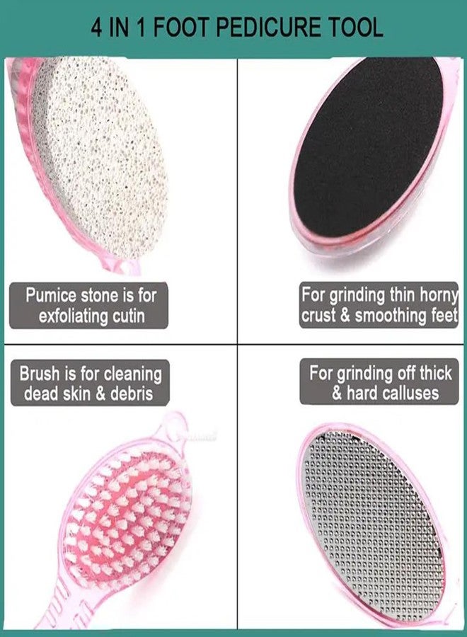 TUSAN 4 in 1 Foot Scrubber for Dead Skin - Pedicure Tool | Pedicure Brush Callus Remover | Repairs Cracked Heels, Dry and Thick Rough Skin, and Foot Corns. - Image 3