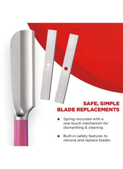 Feather Artist Club Wine Ss Straight Razor  - Image 4
