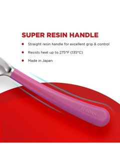 Feather Artist Club Wine Ss Straight Razor  - Image 3