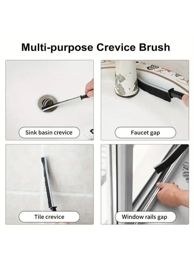 11 Items Gap Cleaning Brushes Set Durable Bristles Long Handles for Kitchen Bathroom Bottles Windows - Image 4