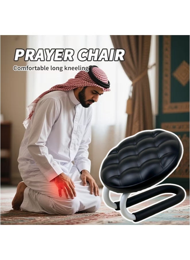 WALALLA Kneeling Meditation Stool, Prayer Bench Versatile Gift Ergonomic Chair Comfortable Seat for Home Yoga Praying Adults Kneeler - Image 4