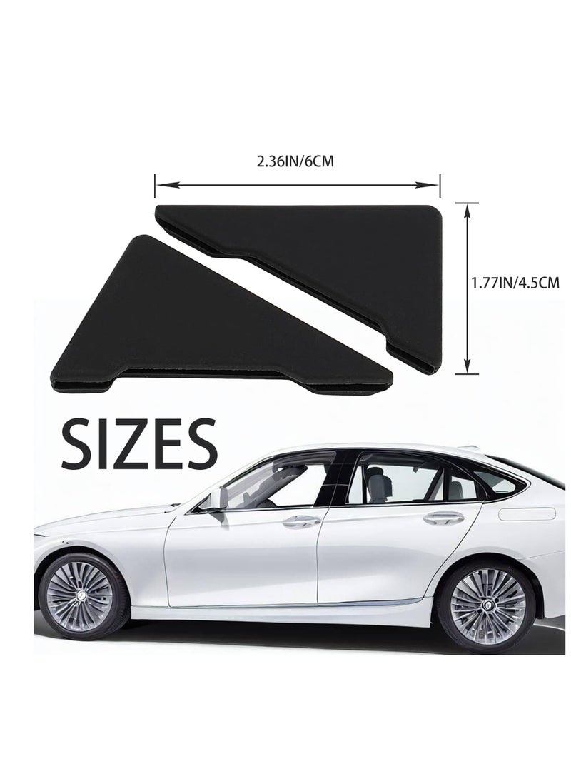 SYOSI Car Door Edge Guards, 8 Pcs Car Door Corner Guards, Black Rubber Edge Protectors, Rubber Car Door Protector, Anti-Scratch and Dent Resistant, Universal 90-Degree Door Angle for All Vehicles - Image 2