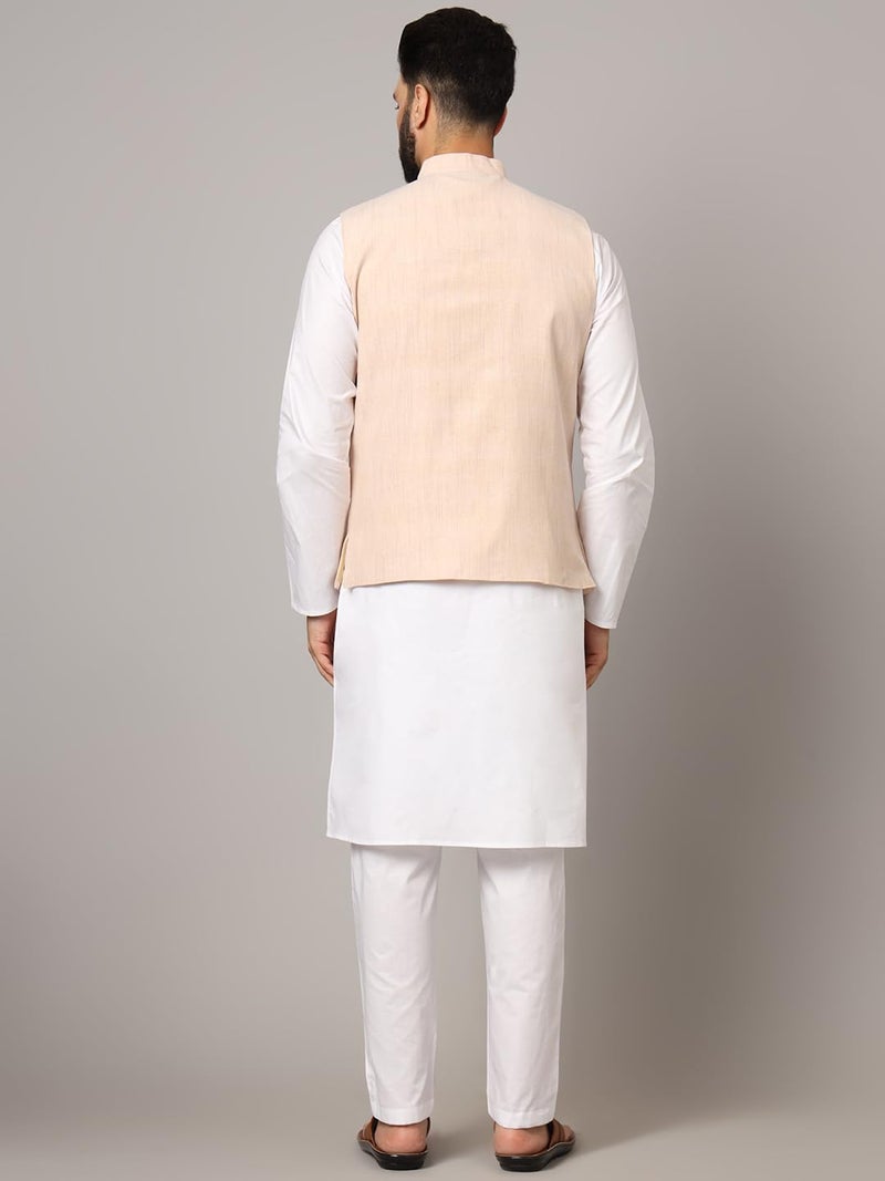 LATEST CHIKAN Men's Nehru Jacket/Waistcoat Sophisticated Ethnic Wear - SARRI-LJ-BG-36 - Image 5