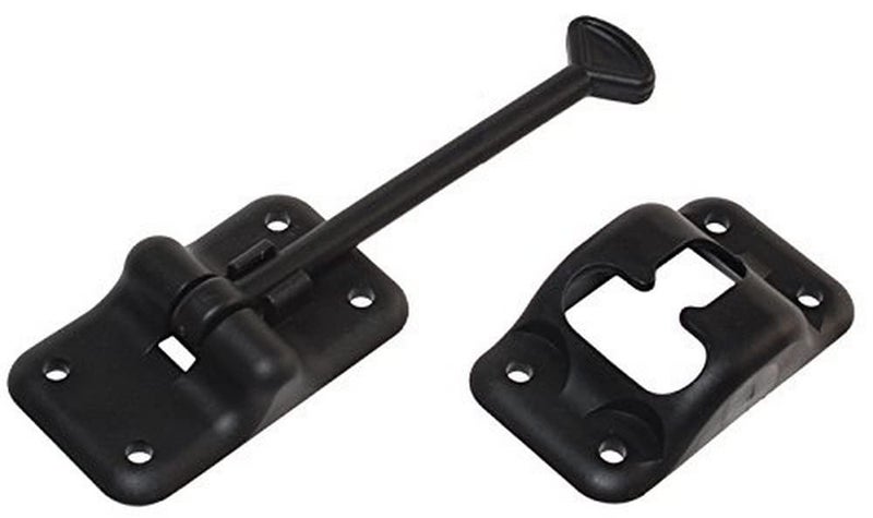 RV Designer E236, Plastic Door Holder, T Style, 6 inch, Black Entry Door Hardware - Image 4