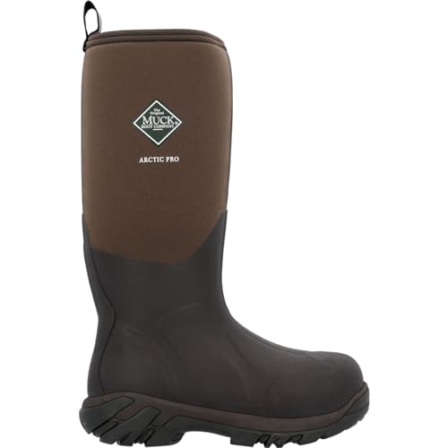 Muck Boot Arctic Pro Tall Rubber Insulated Extreme Conditions Mens Hunting Boots Bark 8 M US