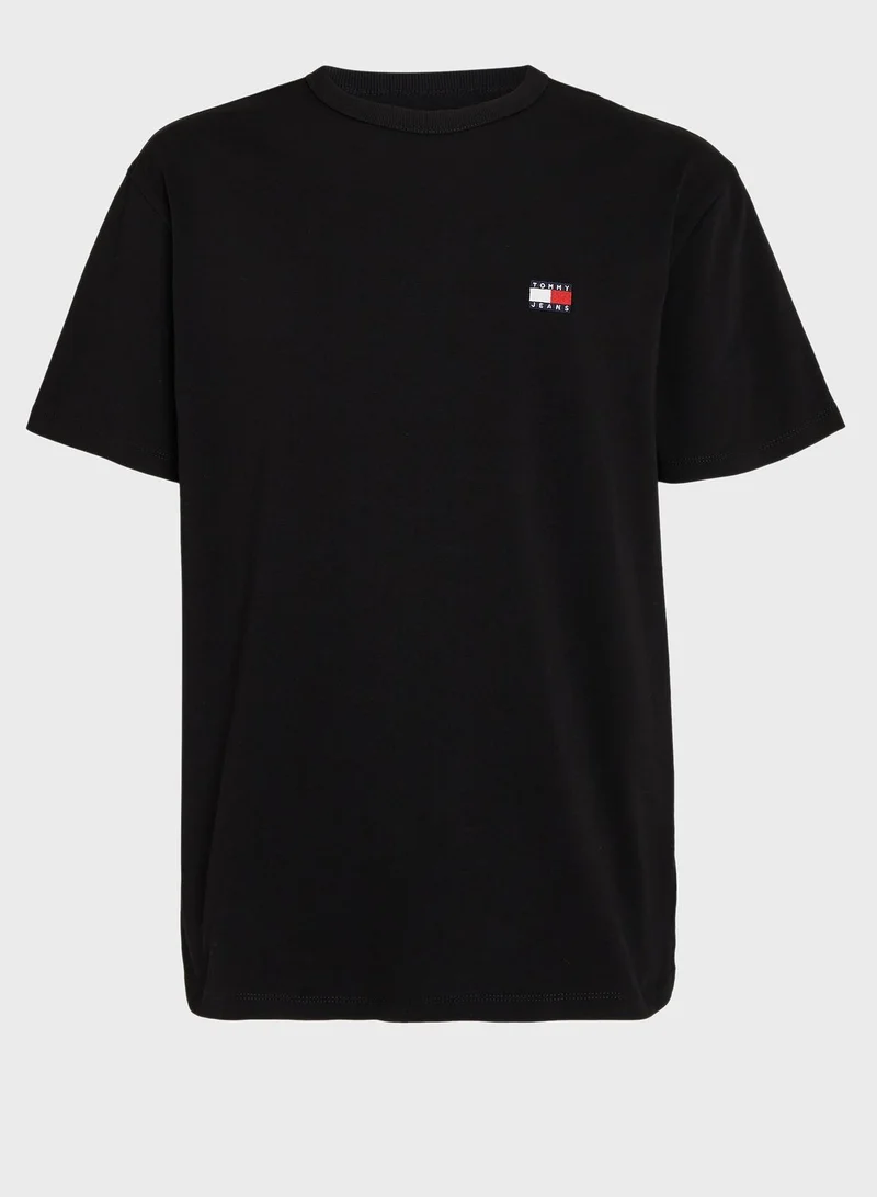 TOMMY JEANS Badge Crew Neck T-Shirt
