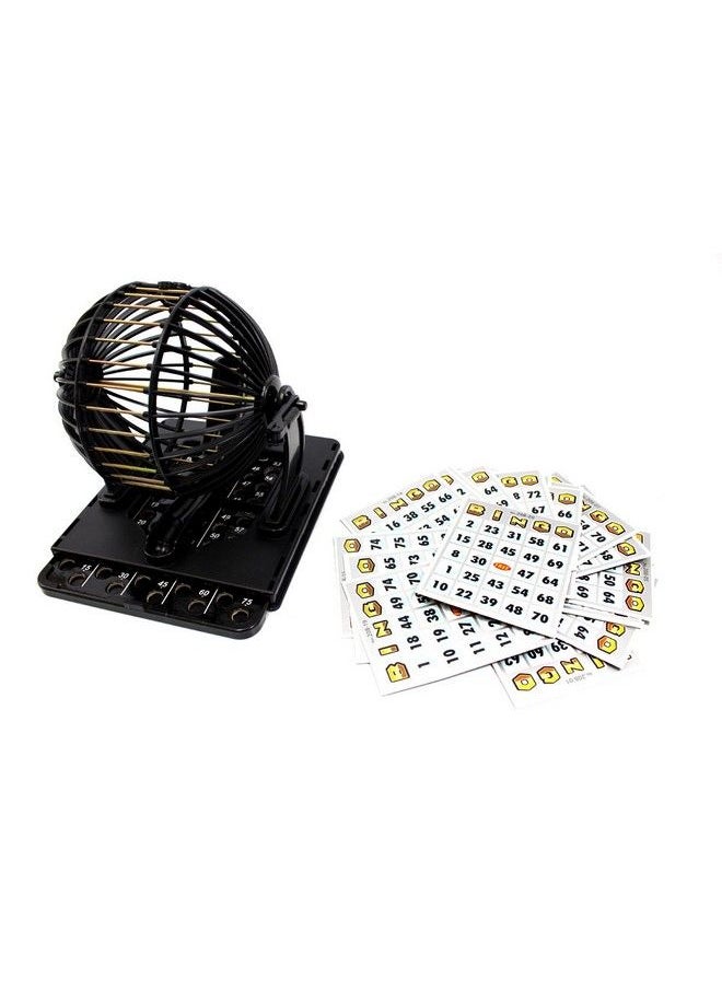 PowerTRC - Bingo Machine Cage Game Set ; With Bingo Balls ; Classic Metal Cage ; Bingo Tray - Image 1