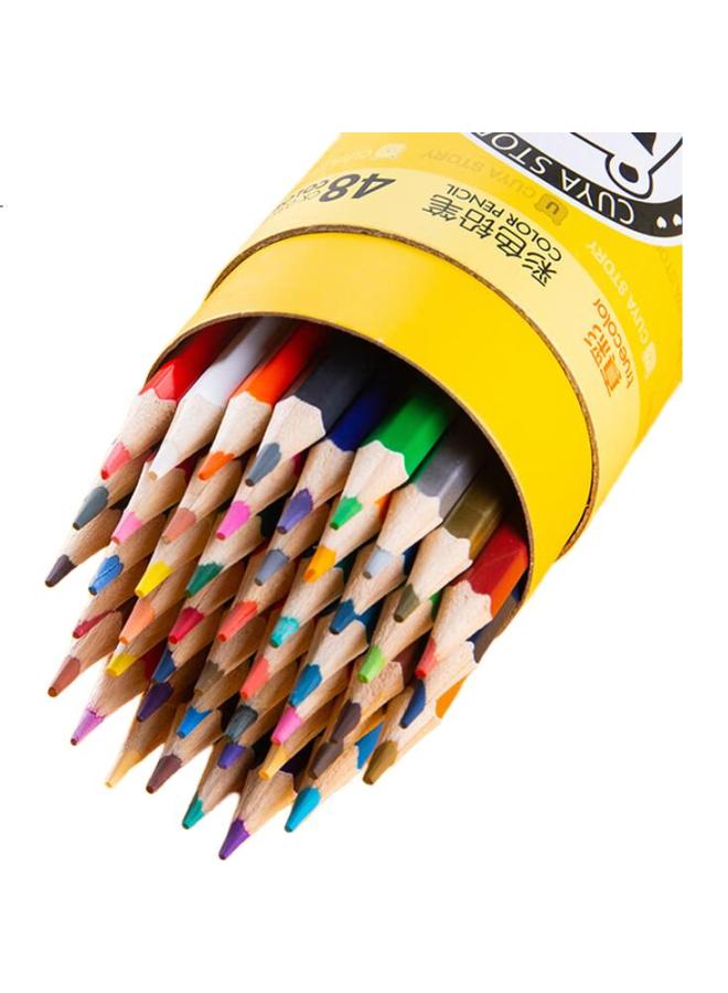 Truecolor [Lowest Price Online] 36-Color Oil-Based Colored Pencils With Wooden Hexagonal Barrel, Colored Pencils For Students' Drawing, Coloring, Art Supplies, Art Kit 036 - Image 1