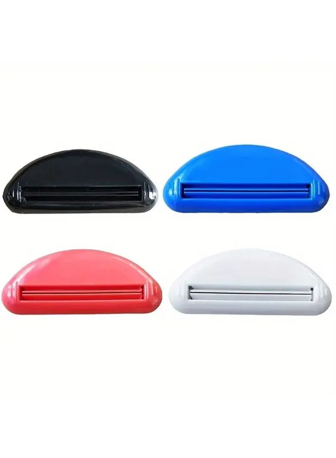 1 Magic Multipurpose Toothpaste Squeezer Color Mix Plastic Compact Bathroom Organizer Paste Dispenser - Image 5
