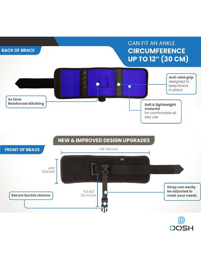 Dosh AFO Foot Drop Brace - Drop Foot Brace for Walking - AFO - Unisex (Black) - Image 4