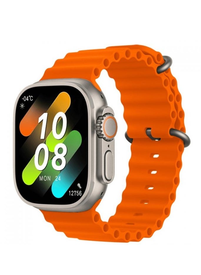 HK - 2024 HK9 Ultra 2 MAX AMOLED Smart Watch OpenAl's New ChatGPT Application Market Live Photo Preview TWS Wireless Headphones 3D Visual Action. - Image 1